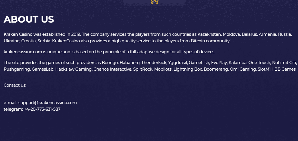 Відгуки про казино Кракен Відгуки про казино Кракен